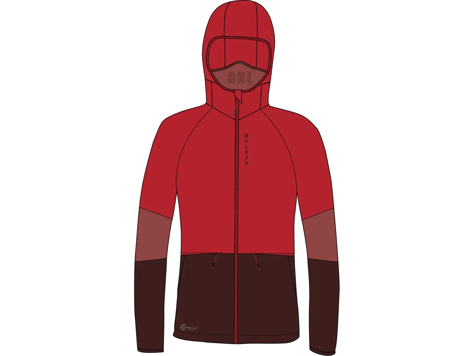 Maloja SonnblickM. women's jacket Fire red