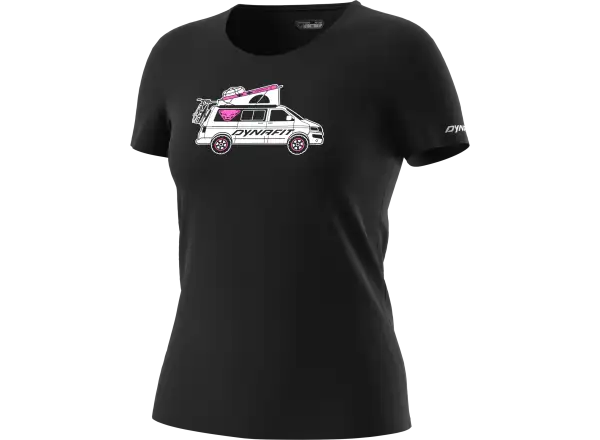 Dynafit Graphic Cotton women's T-shirt Black Out/Dynavan