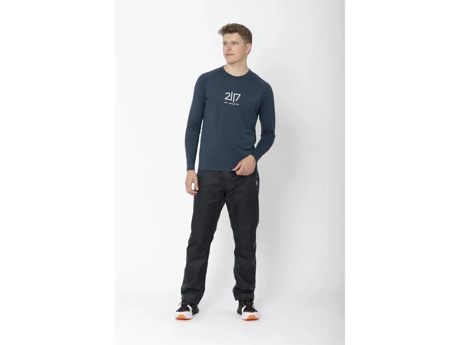 2117 of Sweden Huli men's long sleeve shirt Navy
