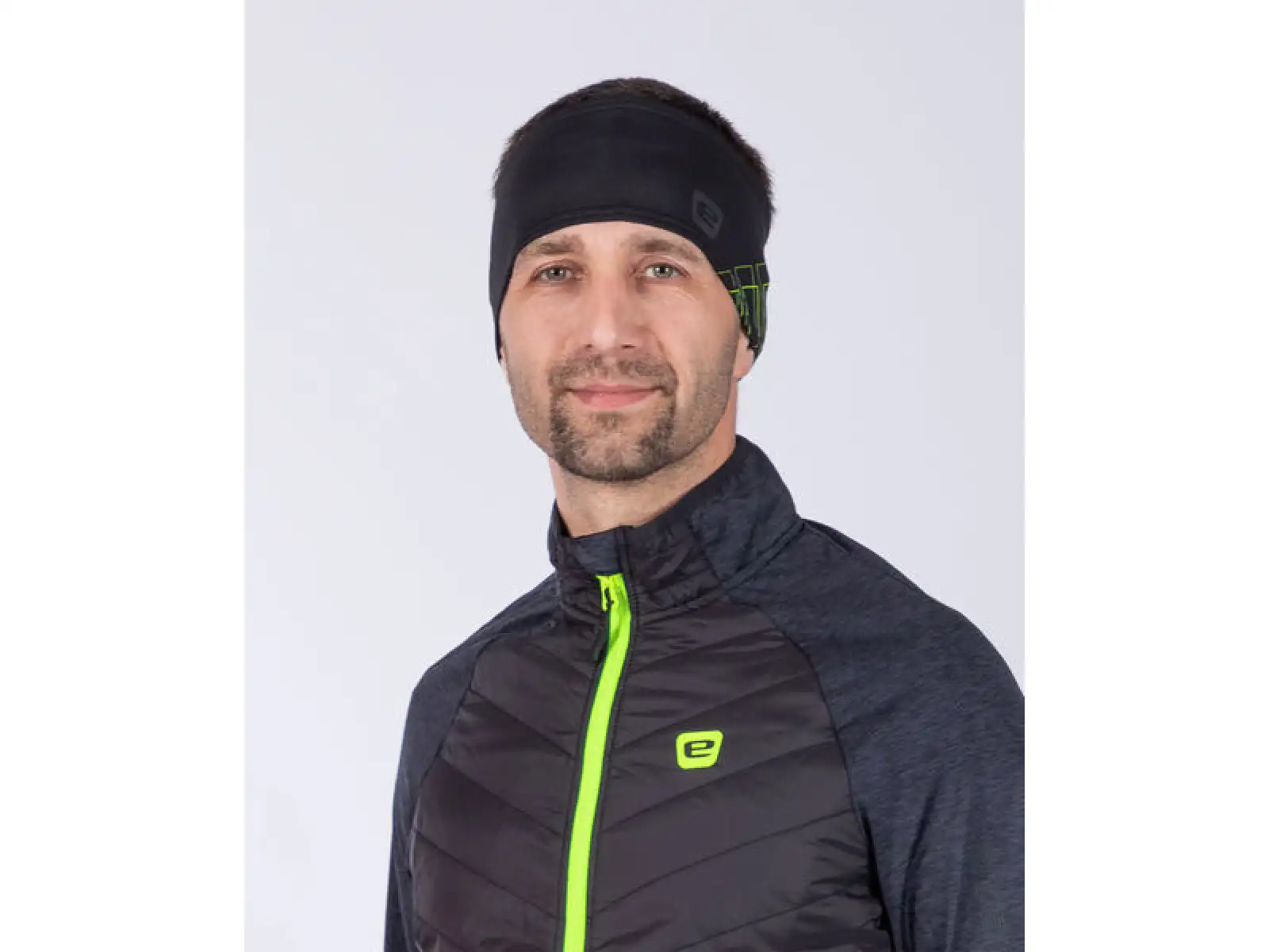 Etape Stix headband black/yellow fluo