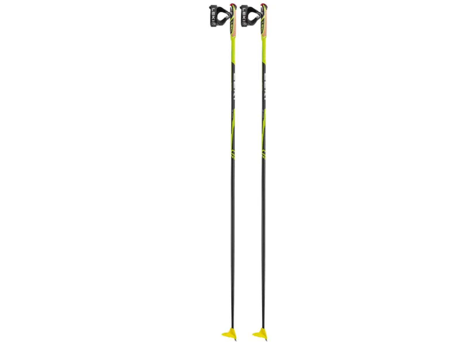 Leki CC 450 Poles cross-country poles Neon yellow/Black/White