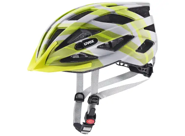 Uvex Air Wing CC helmet Grey/Lime Mat