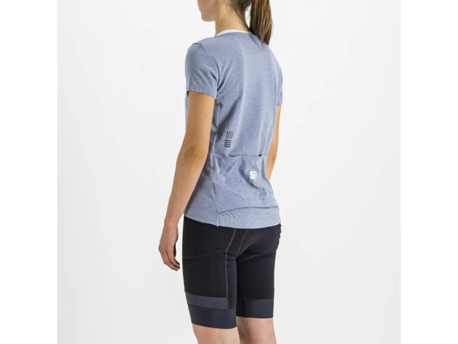 Sportful Giara women's short sleeve shirt blue sea