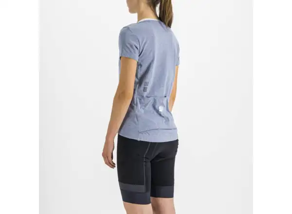Sportful Giara women's short sleeve shirt blue sea