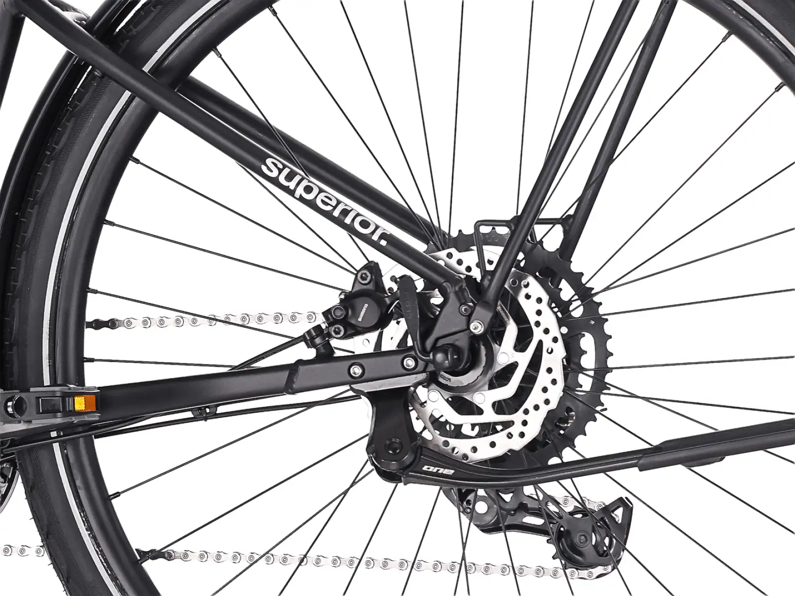 Superior Blox 6.4 T city bike Matte Black