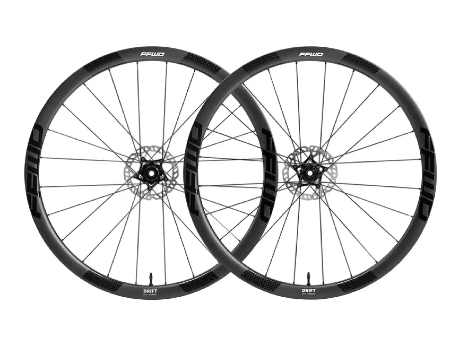 FFWD Drift SE gravel wheelset DT350 2:1 MattBlack freehub Shimano HG11 / Sram XDR