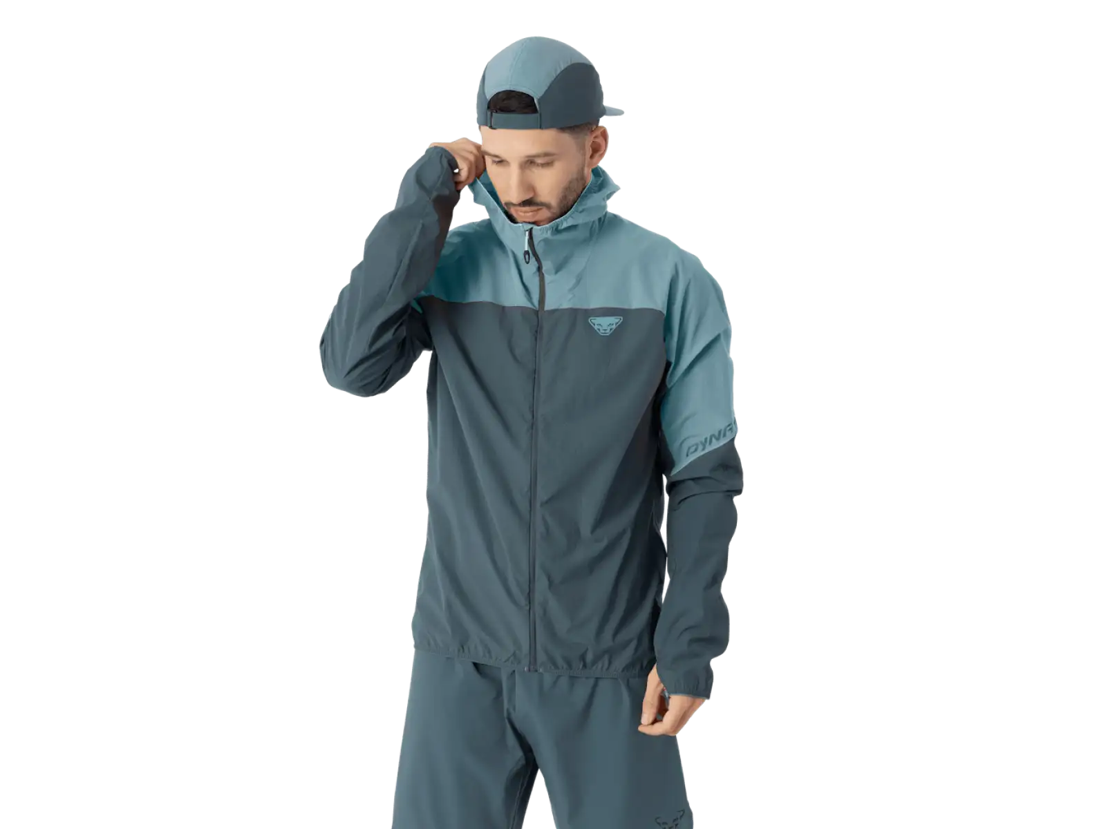 Dynafit Alpine Wind men's running jacket Smoke Blue