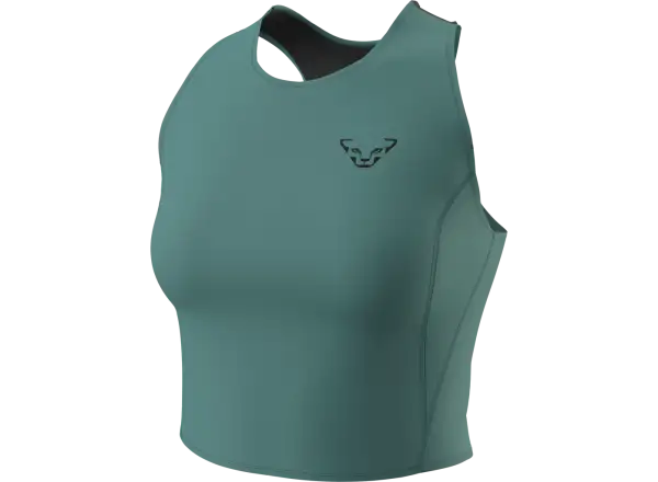 Dynafit Trail Crop Top women's sleeveless shirt Atlantic