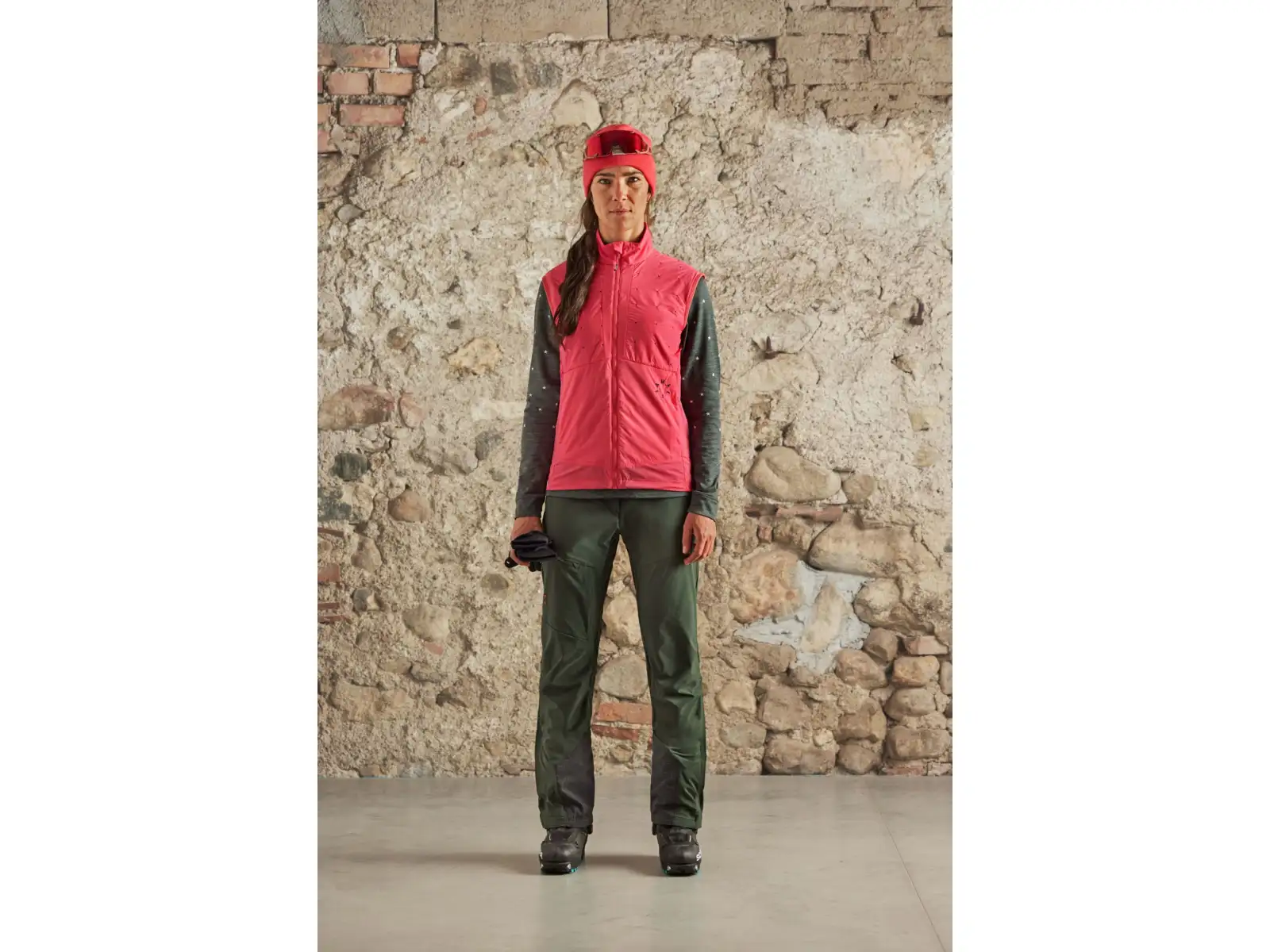 Maloja SnowroseM. women's vest Raspberry
