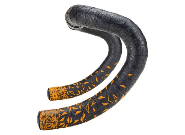 Supacaz Super Sticky Kush Star Fade handlebar tape Neon Orange