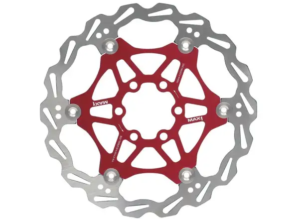 MAX1 Alux brake disc 160 mm red