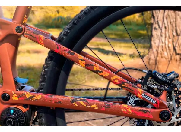 All Mountain Style frame protection decals Extra RedBull Rampage Red/Yellow