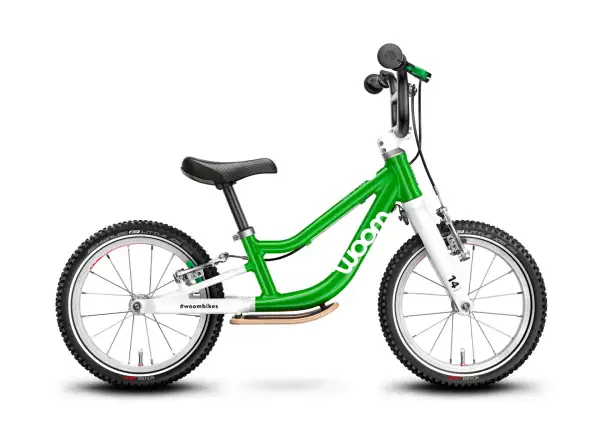 Woom 1 Plus Green 14 children's balance bike