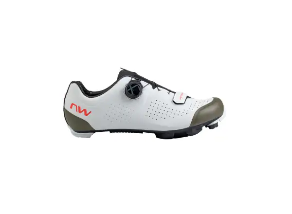 Northwave Razer men's MTB shoes Light Grey/Forest Green