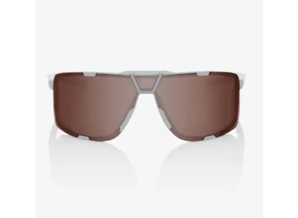 100% Eastcraft Glasses Soft Tact Cool Grey/HiPER Crimson Silver Mirror Lens