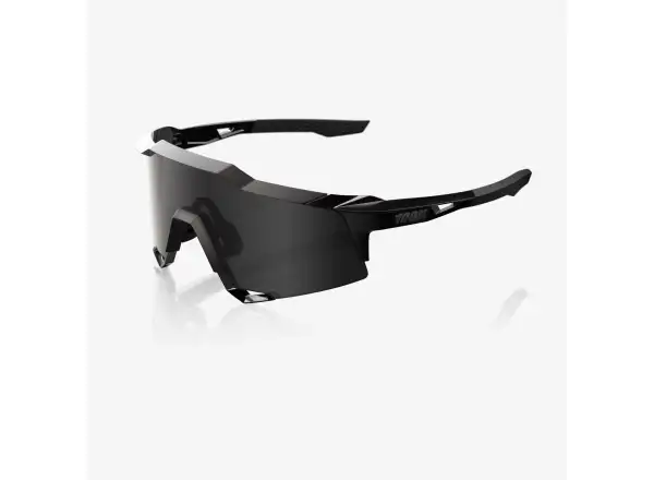 100% Speedcraft sunglasses Matte Black Gloss Black/Black Mirror