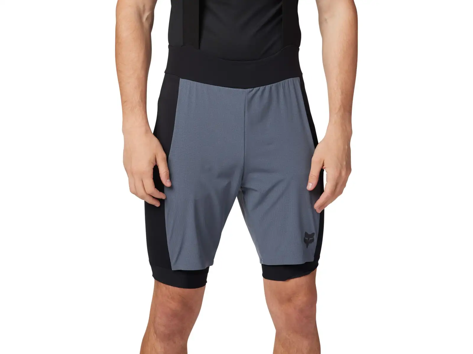 Fox Flexair Ascent men's bib shorts Graphite