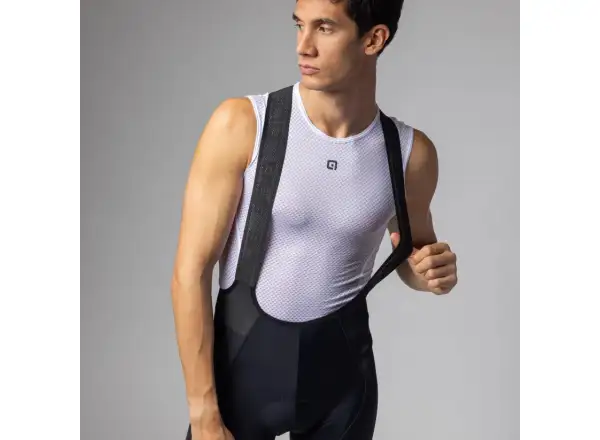 Alé PR-E Strada 2.0 men's shorts with insert and bib Black