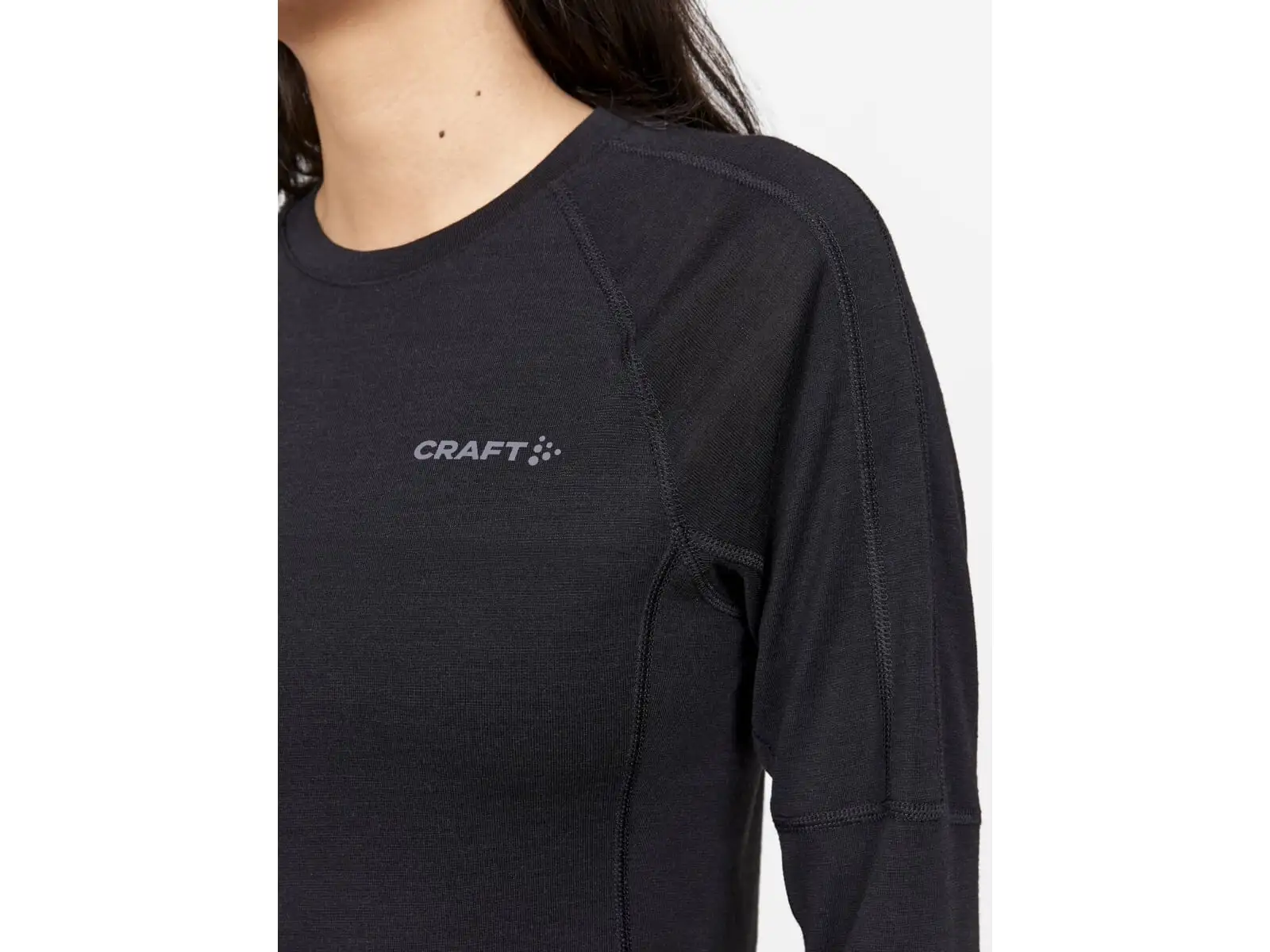 Craft ADV Wool Merino women's long sleeve shirt Black