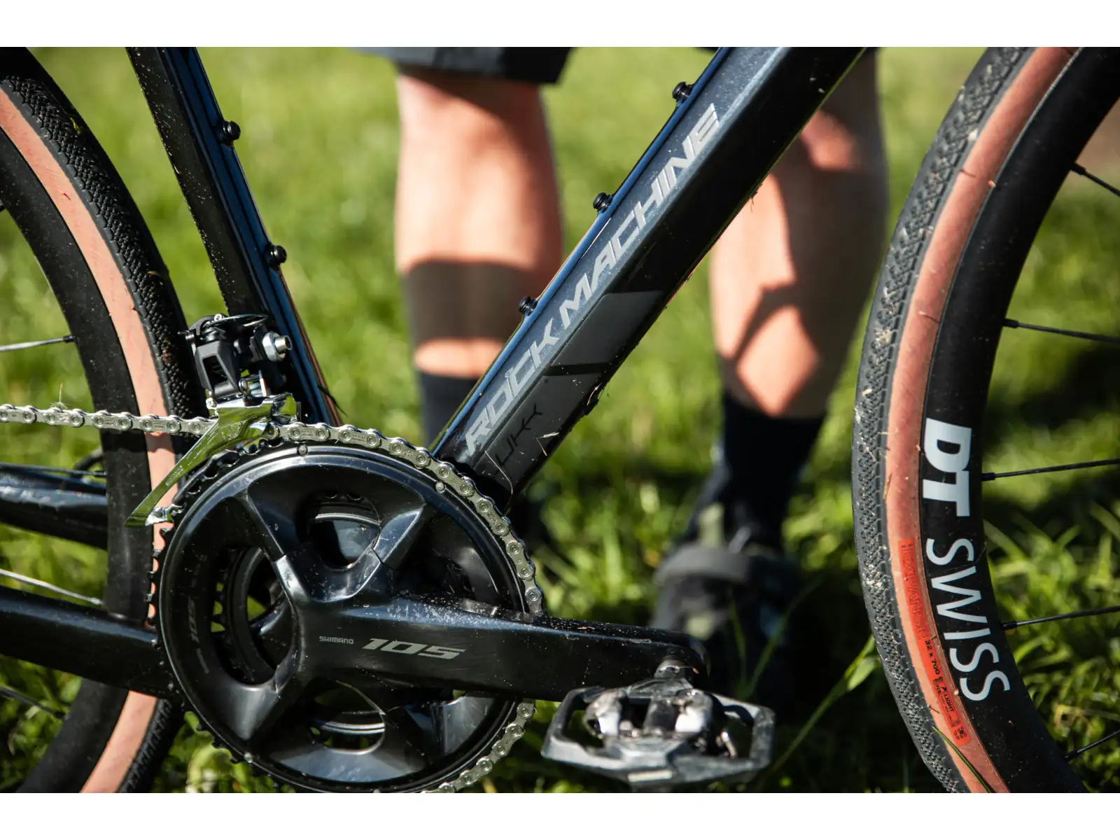 Rock Machine Lukk CR 80 gravel bike Gloss Metallic Black