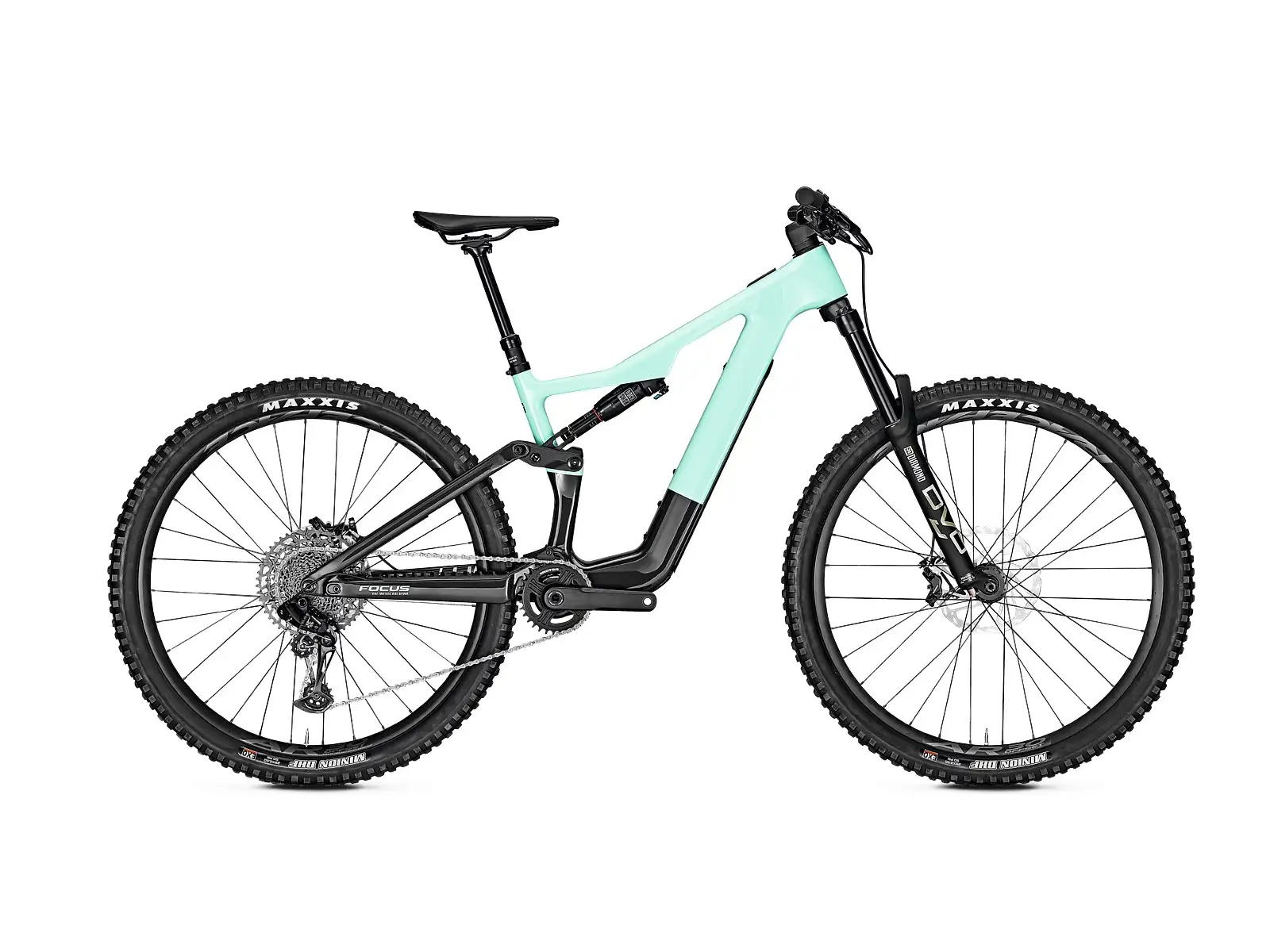 Focus JAM2 SL 8.7 DI 430Wh Mountain Bike Poolgreen / Carbon glossy