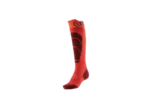 Sidas Ski Merino Junior kids ski socks red-orange