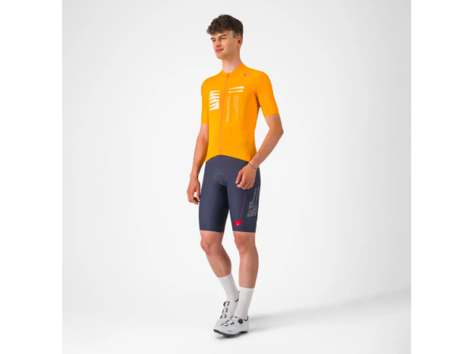 Castelli Espresso R-A/D men's jersey short sleeve Vivid Orange
