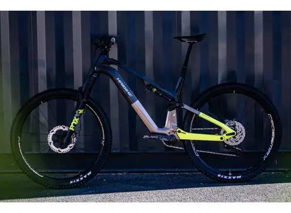 Haibike Lyke CF 11 430Wh full-suspension e-bike Carbon/Sand/Lime Gloss