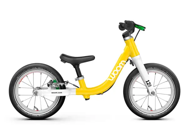 Woom GO 1 Vibrant Yellow 12 children's balance bike