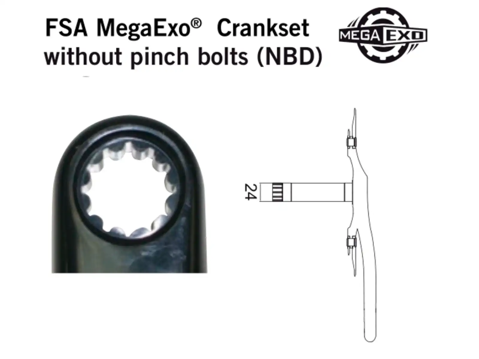 FSA bottom bracket reducer BB386 for cranks with a 24 mm axle