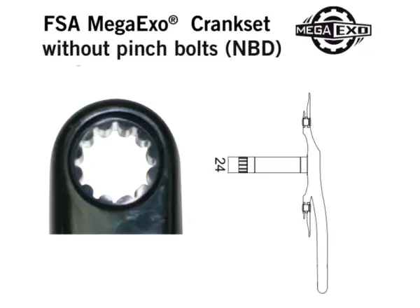 FSA bottom bracket reducer BB386 for cranks with a 24 mm axle