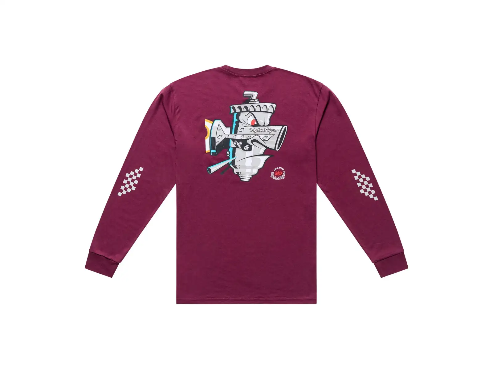 Troy Lee Designs Carb Club men's long sleeve T-shirt Sangria