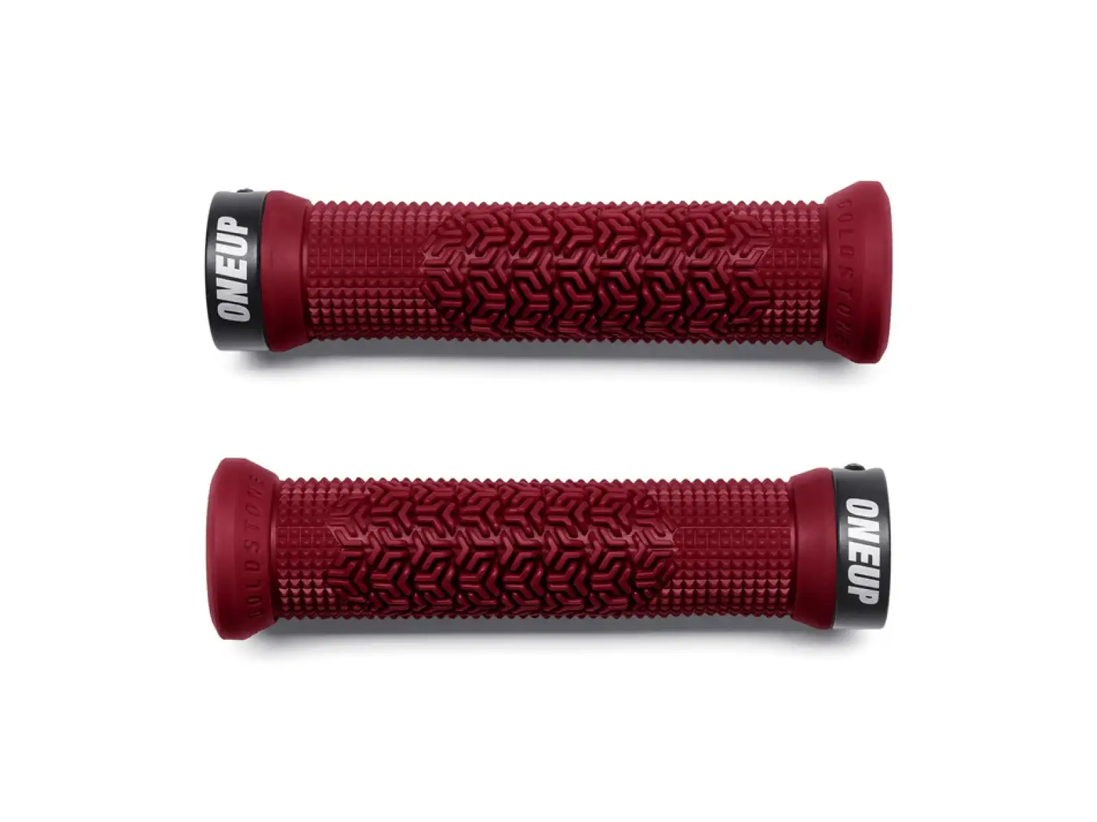 One Up Goldstone Grips Burgundy Red