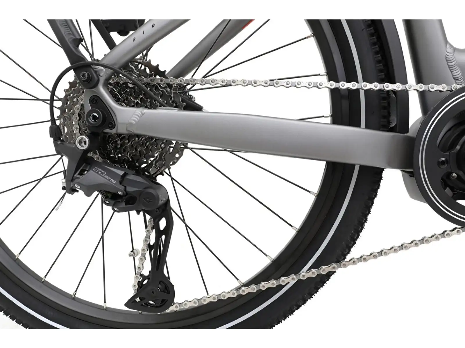 APACHE Rio Grande 1 MX 720 Wh low-step electric bike anthracite