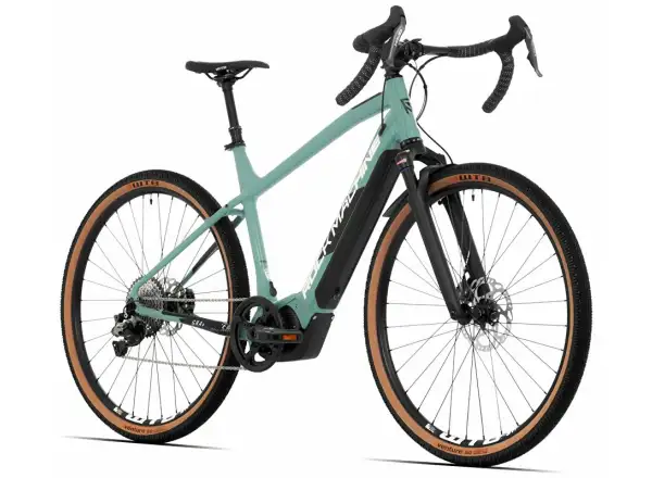 Rock Machine Gravelride e700 Di2 gravel e-bike menthol/silver