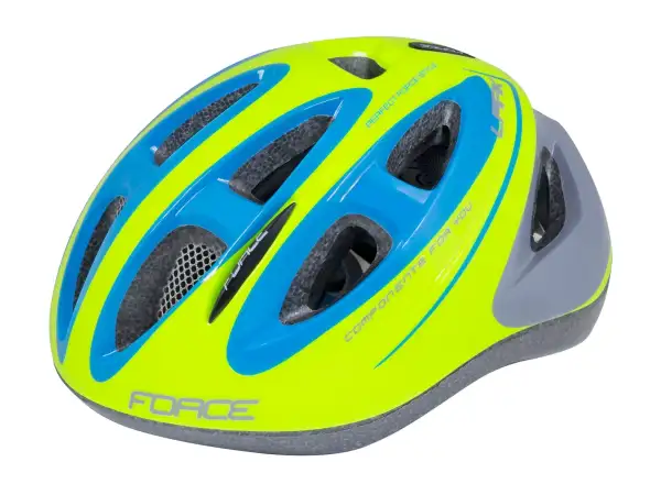 Force Lark children's helmet fluo/blue