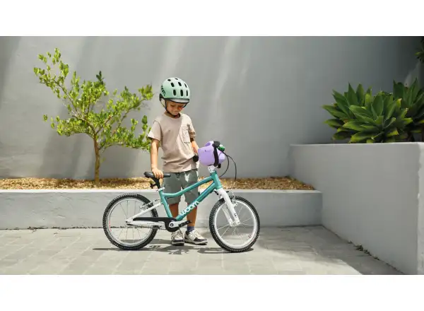 Woom GO 3 Automagic children's bike 16" Metallic Turquoise