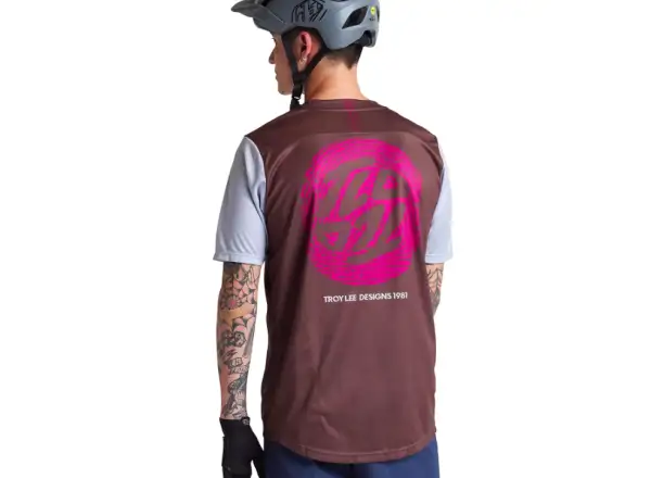 Troy Lee Designs Flowline men's jersey short sleeve Flipped Chocolate