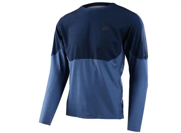 Troy Lee Designs Drift men's jersey long sleeve Blue Mirage