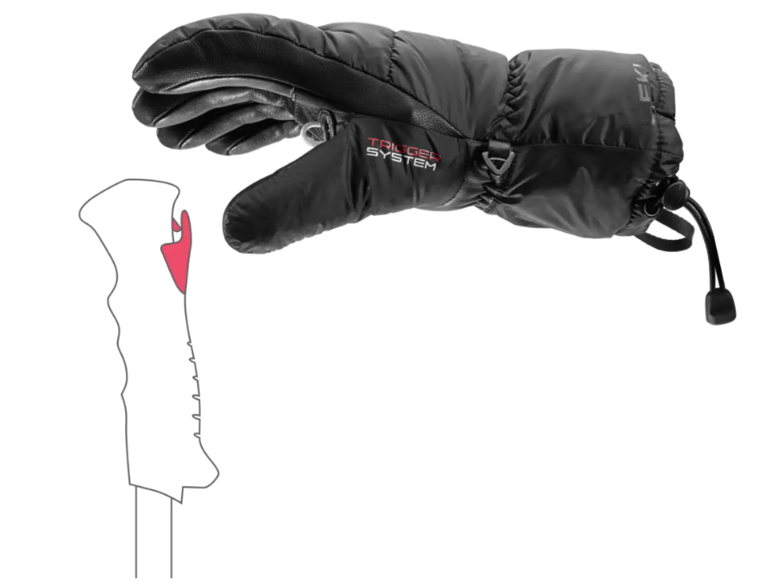 Leki Glace 3D Women gloves Black