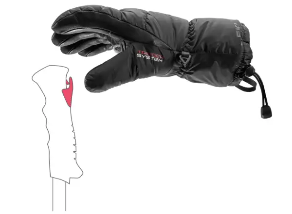 Leki Glace 3D Women gloves Black