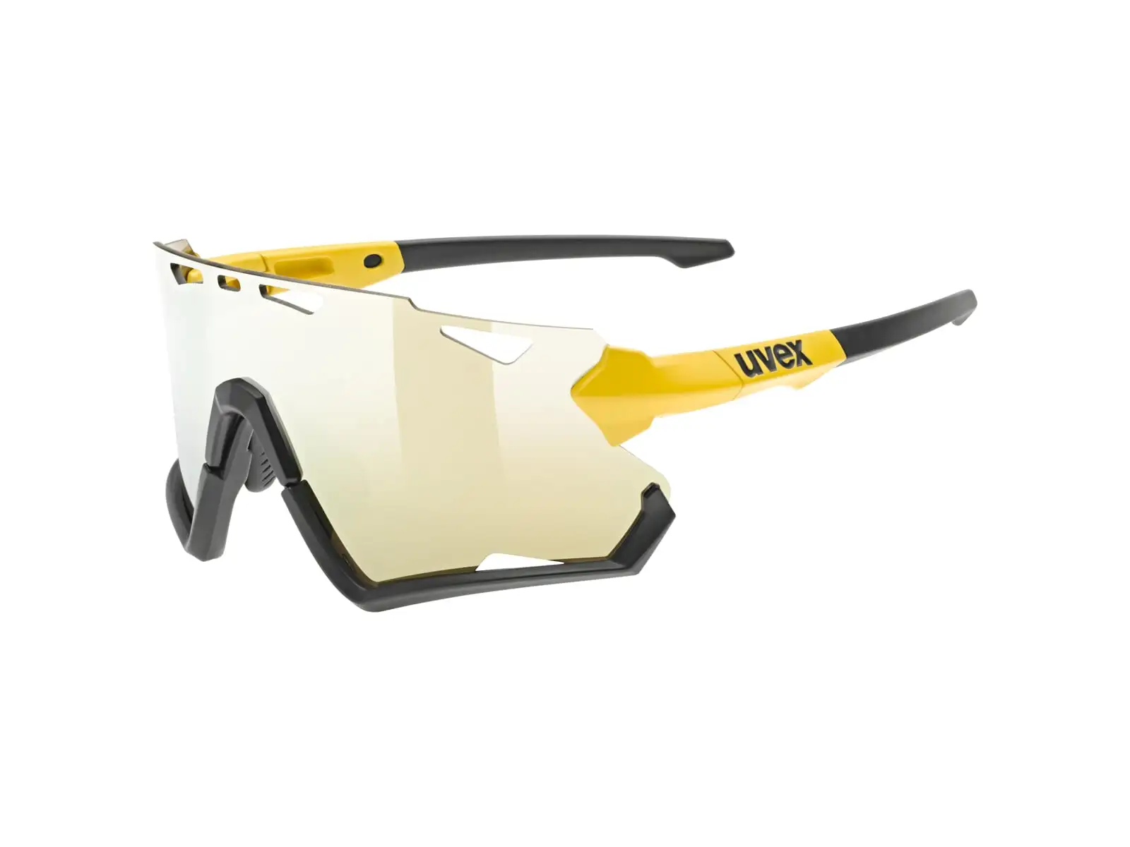 Uvex Sportstyle 228 cycling glasses Sunbee Black Mat/Mirror Yellow