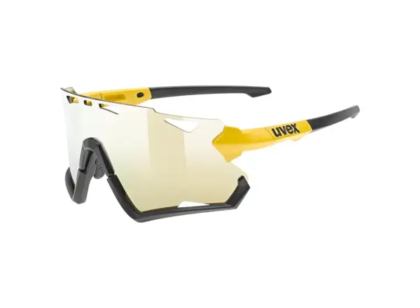 Uvex Sportstyle 228 cycling glasses Sunbee Black Mat/Mirror Yellow