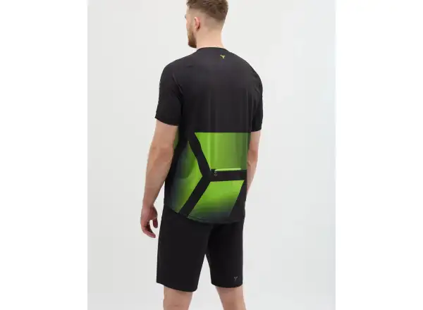 Silvini Gallo men's loose jersey short sleeve Black/Green