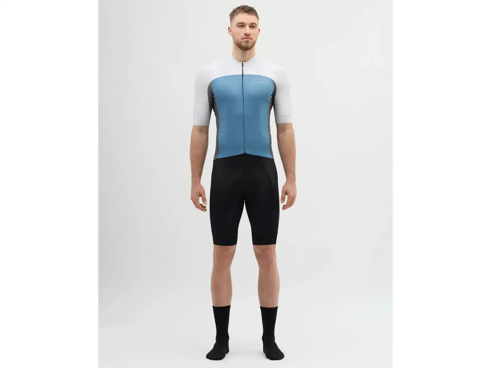 Silvini Stelvio men's jersey short sleeve Cloud/Blue
