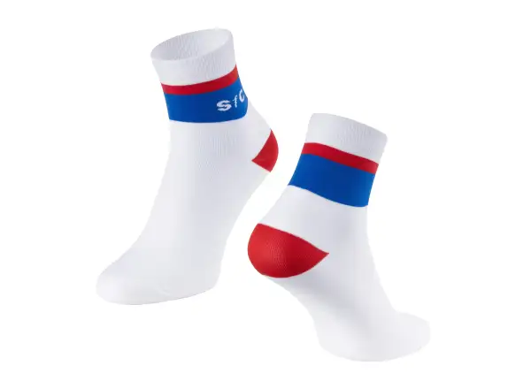 Force Stripe short socks white/blue