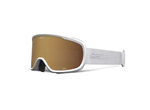 Giro Moxie women's ski goggles White Stacked/Amber Gold/Yellow (2 lenses)