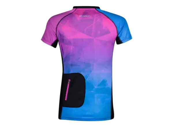 Force Core women's MTB jersey short sleeve pink/blue