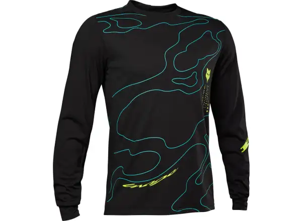 Fox Ranger Lunar Dr Md Ls men's jersey long sleeve Black