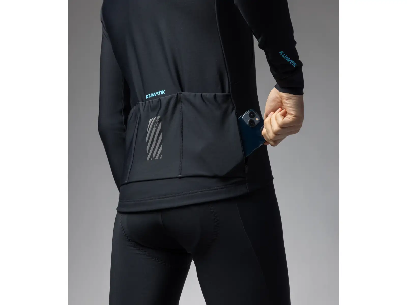 Alé Klimatik K-IDRO men's long sleeve jersey Black